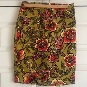 Ann Taylor LOFT Floral Pencil Skirt